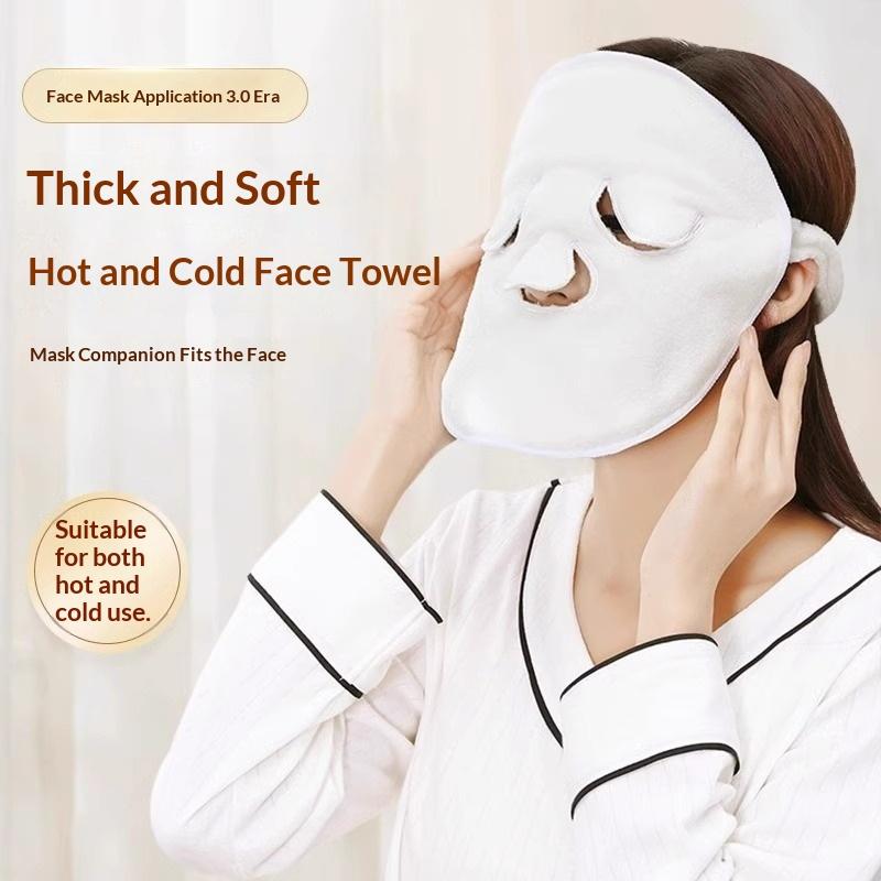 Luxury Skincare And Spa - Máscara Facial Reutilizável de Compressas Quentes