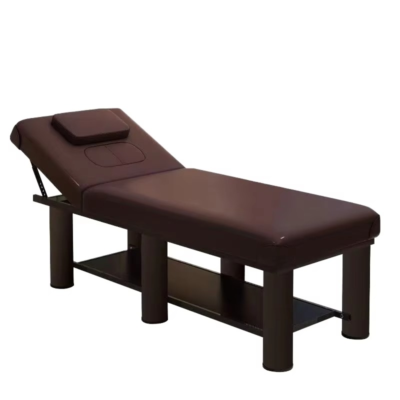Luxury Skincare And Spa - Mesa de Massagem de Madeira Luxuosa