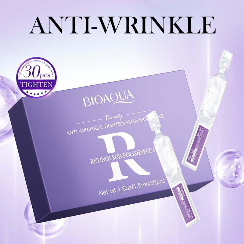 30 pçs bioaqua retinol vitamin - Exosome Serum Ampoule avaliação e preço