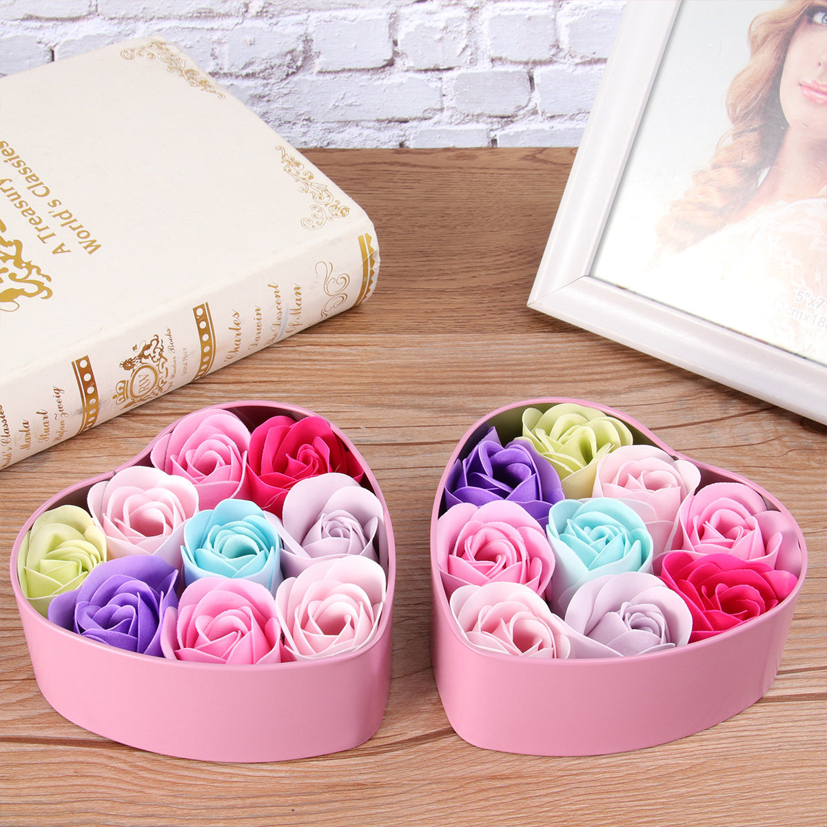 Conjunto de Sabonetes em Forma - Luxury Rose Skincare avaliação e preço