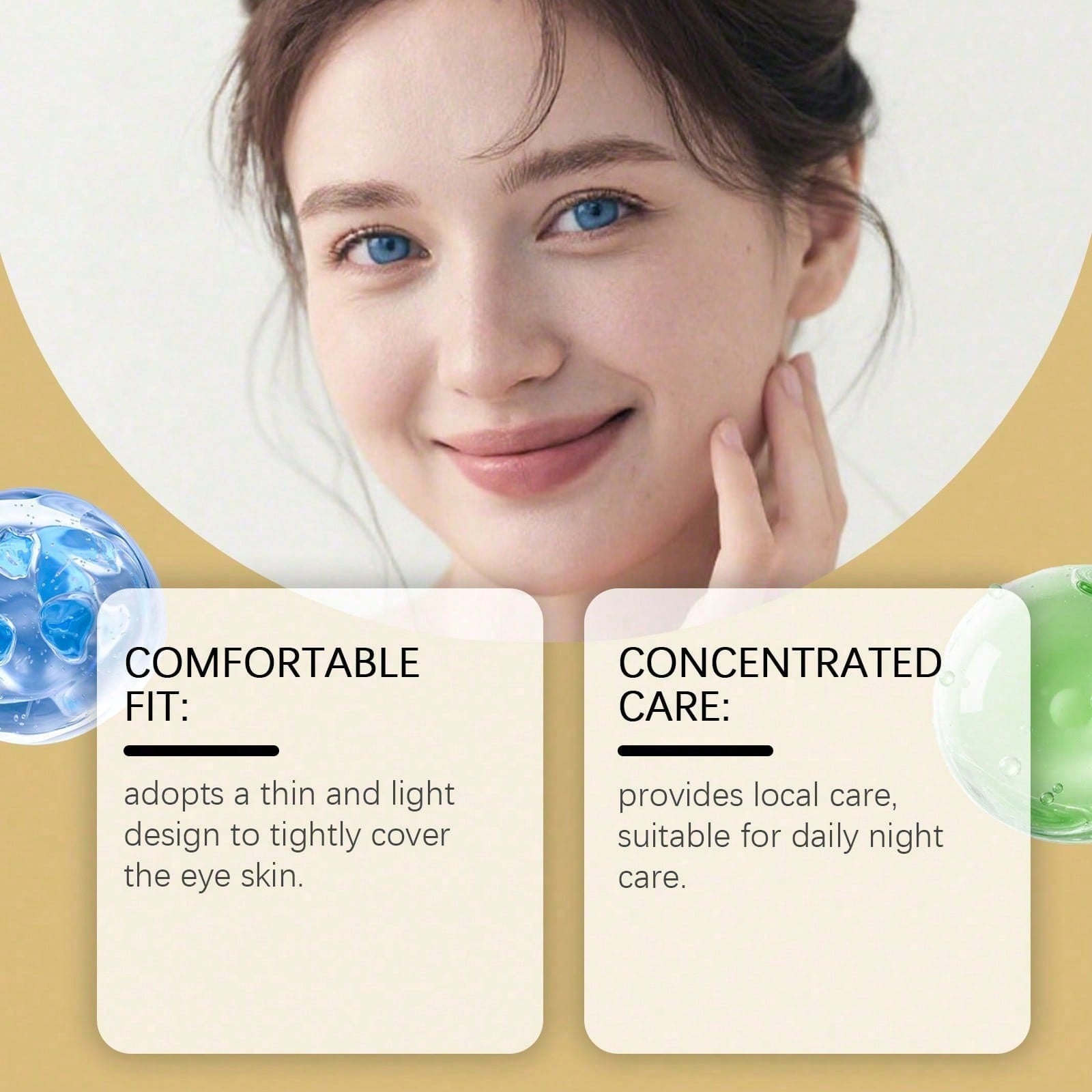 Máscara para Olhos em Ouro 24K - Luxury Skincare Moisturizer avaliação e preço