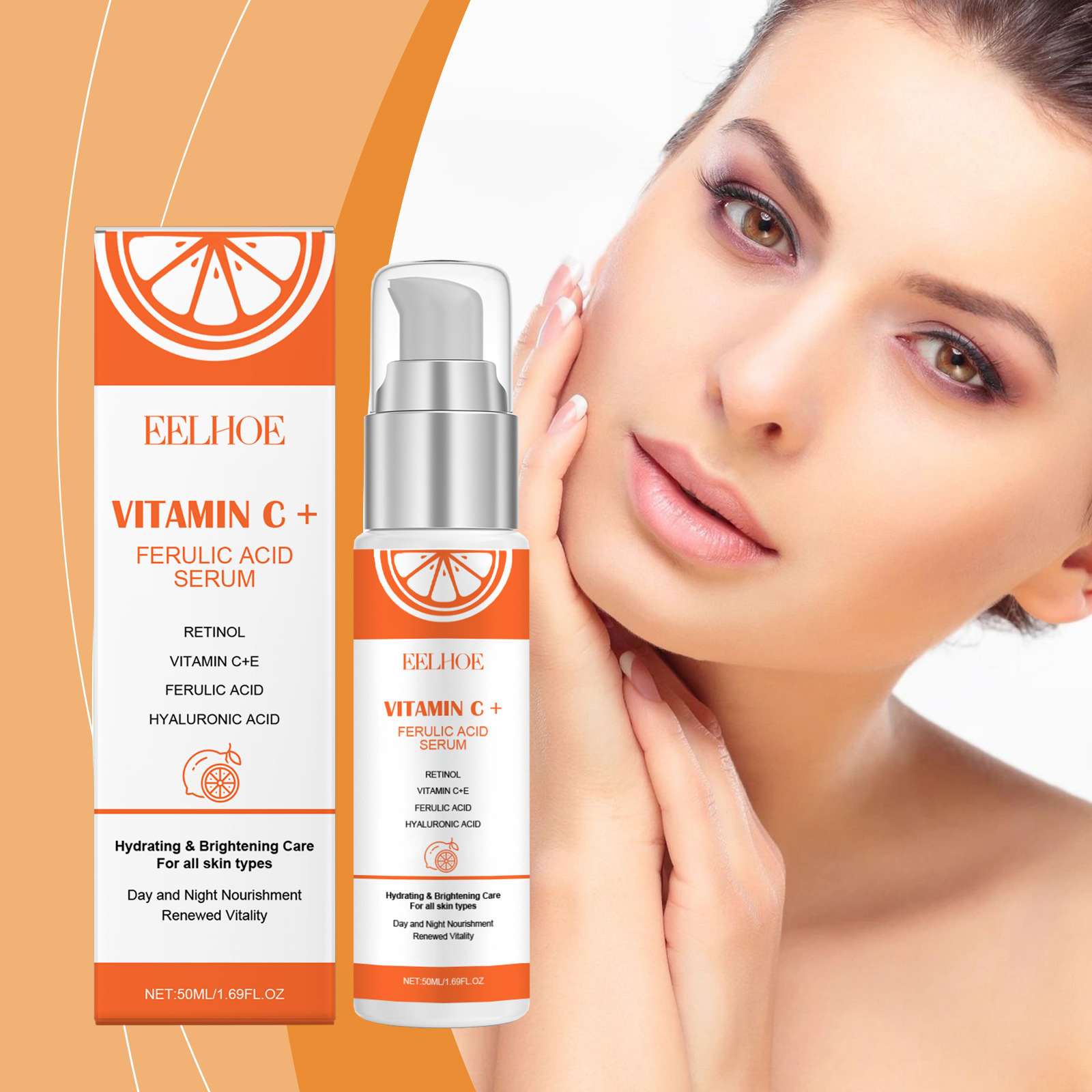 Eelhoe vitamina c e ácido feru - Exosome Serum Ampoule avaliação e preço